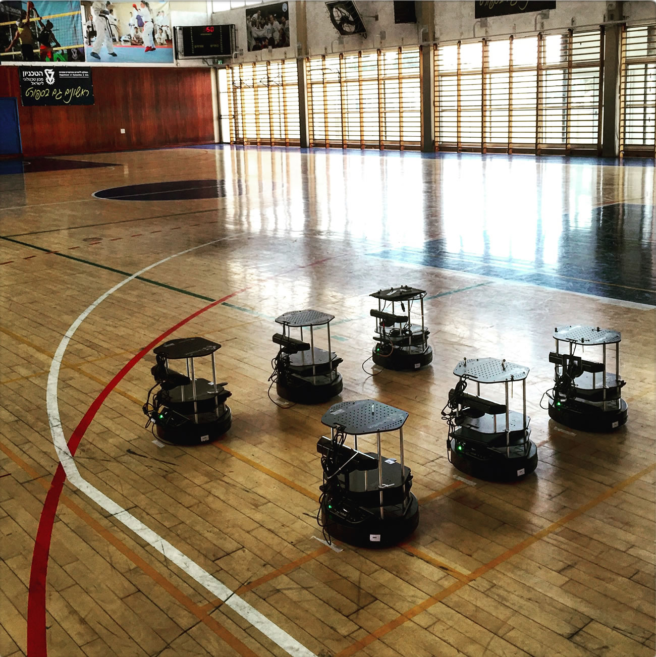 Formation Control with TurtleBotII robots